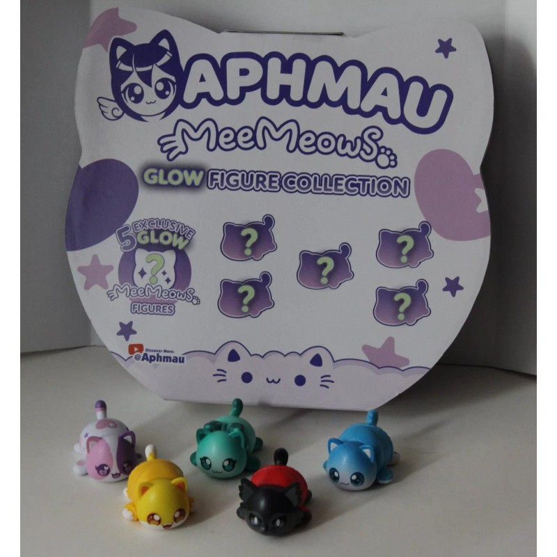 Bonkers Aphmau Glow Figure Collection Mee Meows 2 1/2 inch