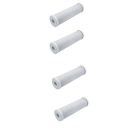 CFS COMPLETE FILTRATION SERVICES EST.2006 4-Pack Compatible for Puromax PC4 Activated Carbon Block Filter - Universal 10 inch Filter for Puromax Value Line Reverse Osmosis Units: PC4 by CFS