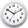 Acctim 74317 Parona, Silver Radio Controlled Wall Clock, 23cm Diameter