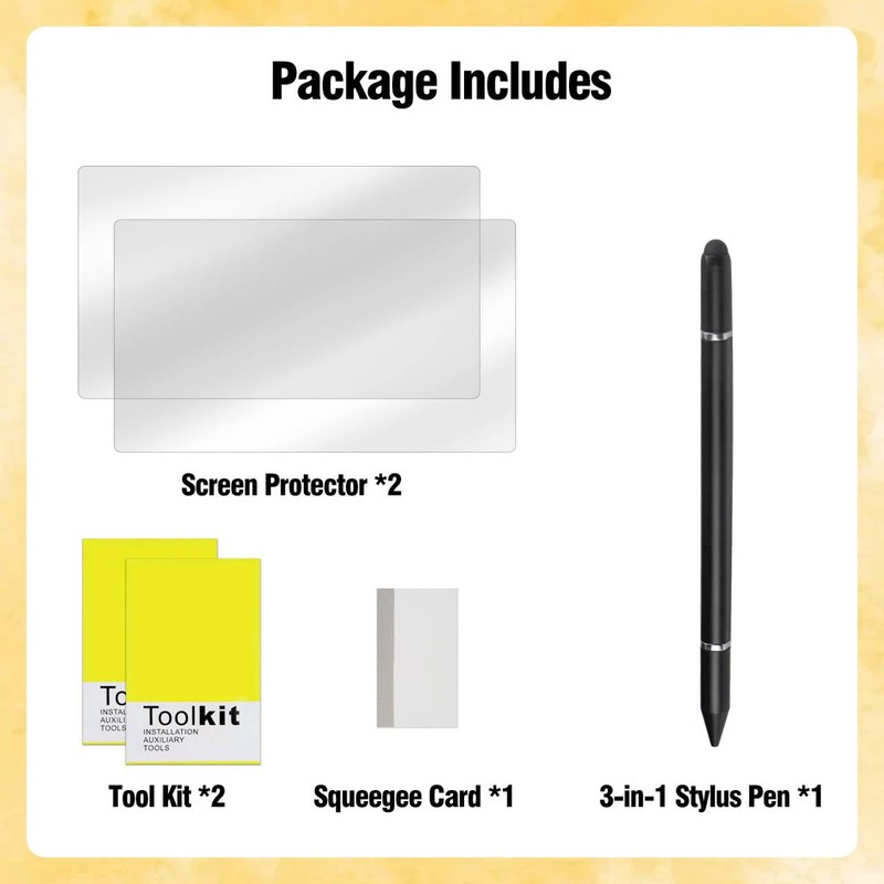 GUSUCIN Screen Protector & Stylus Pen Compatible With Skylight Calendar,