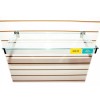 Exhivit Mensula Colgador Recto,panel Ranurado Exhibipanel 30cm 4pz