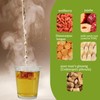 Astragalus, Codonopsis, Longan Natural herbal tea for stomach health. Jujube