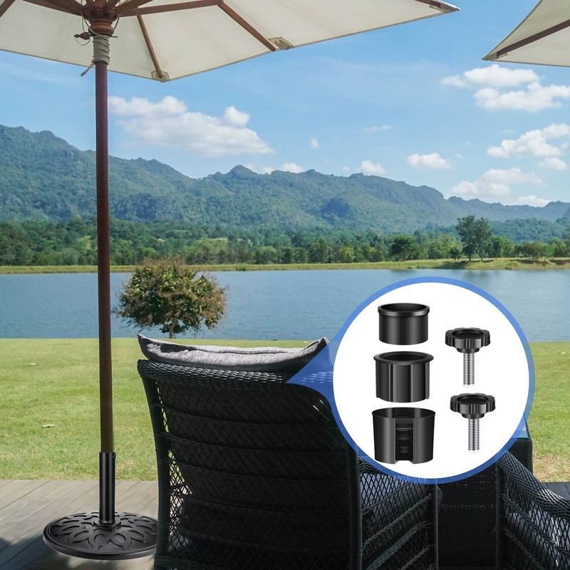 Parasol Base Replacement Screw 2 Pcs Garden Parasol Base Stand