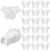 SATINIOR 120 Pieces Cotton Gloves Large Size for Men Women