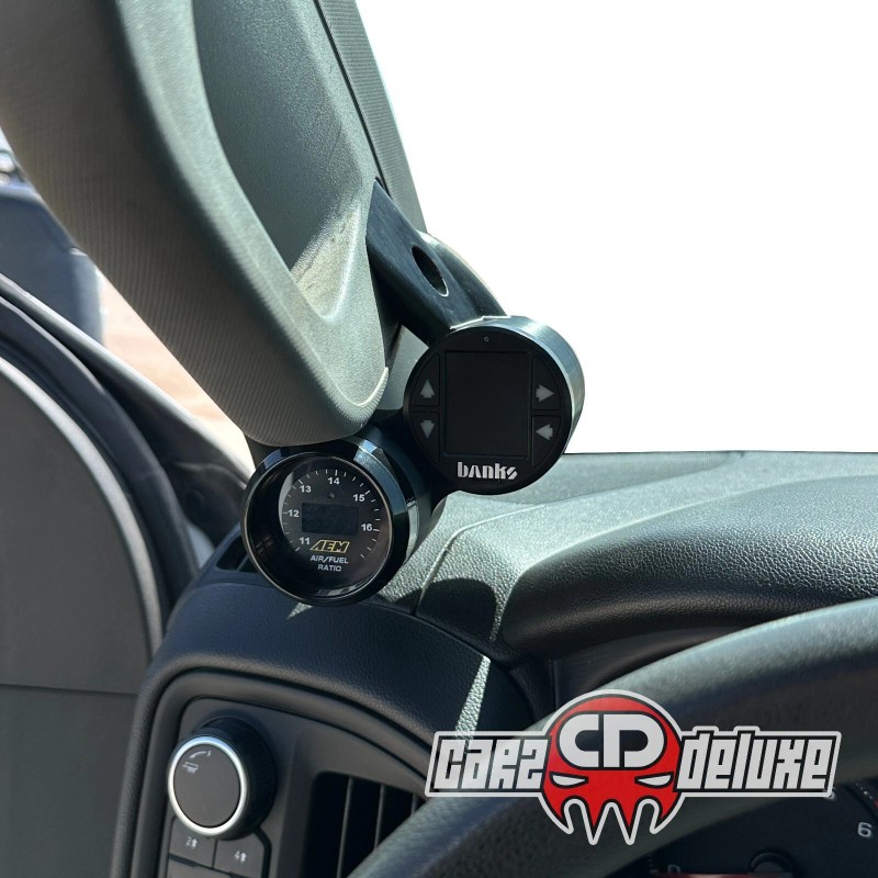 CARZDELUXE Dual gauge pod mount for 2019-2025 Chevy Silverado 1500