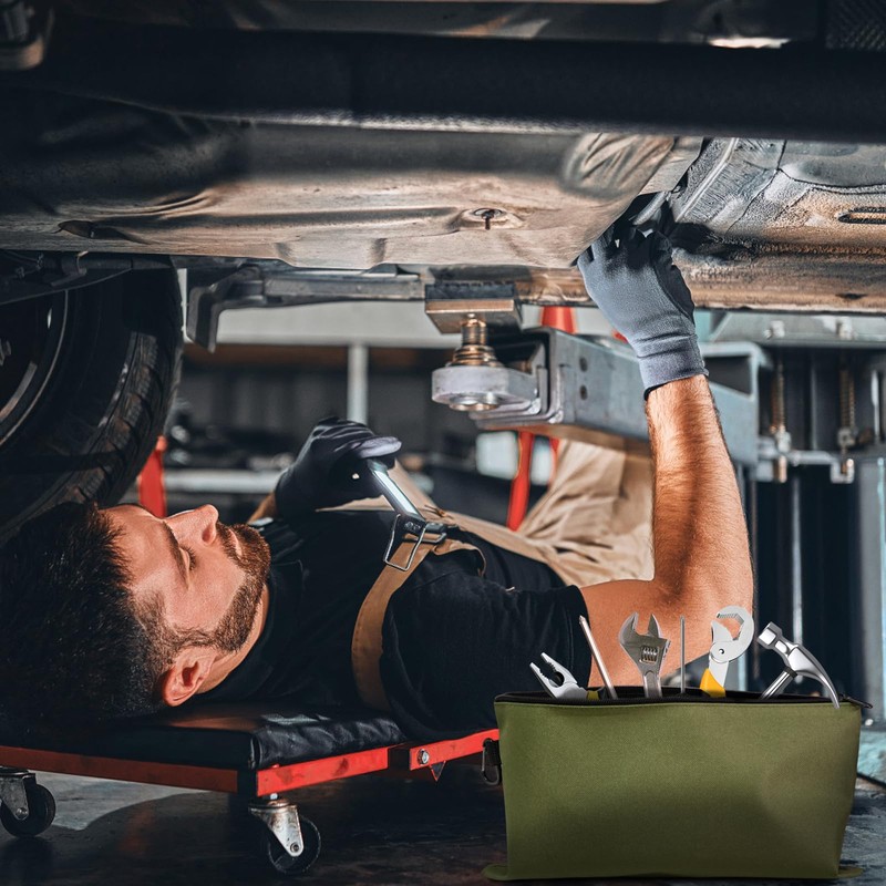 4 Pack Premium Tool Pouch, 12 Inches Tool Bag Multipurpose
