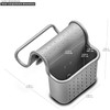 Madesmart Over-The-Sink Towel and Sponge Saddle with Ventilation Holes, Dish