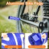 sourcing map 2 Pairs Bike Pegs Aluminum Alloy Rear Stunt