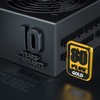 ARESGAME AGT Series 850W Power Supply, 80+ Gold Certified, Fully