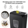 Bonsaii Paper Shredder for Home Use, 3.4 Gal Wastebasket, 6
