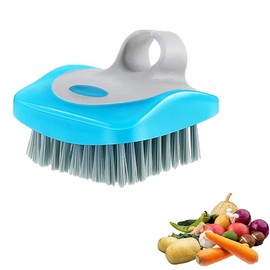 Vegetable Brush Potatoes Scrubbing Brush Mushroom Brush Potato Scrubber Cleaning Brush Comfortable Finger Grip Dish Brush for Washing Fruit Carrots Mushrooms Kitchen