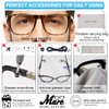 MARE AZZURO Large Blue Light Blocking Reading Glasses Men Computer