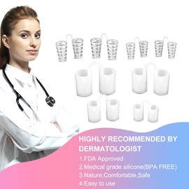 [Upgrade 2024] Neuartige Nasenklammer gegen Schnarchen, 8er Set Schnarchstopper Nasendilator, Sofortige Anti Schnarch Hilfe, Hilft Gegen Schnarchen & Schlafapnoe Premium Schnarch Stopper