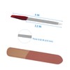 3 Pack Metal Nail File with Sharp Pointed Tip and