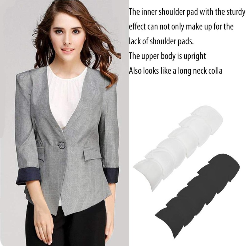 12 Pairs Shoulder Pads Sewing Set-in Shoulder Pads Foam Pads