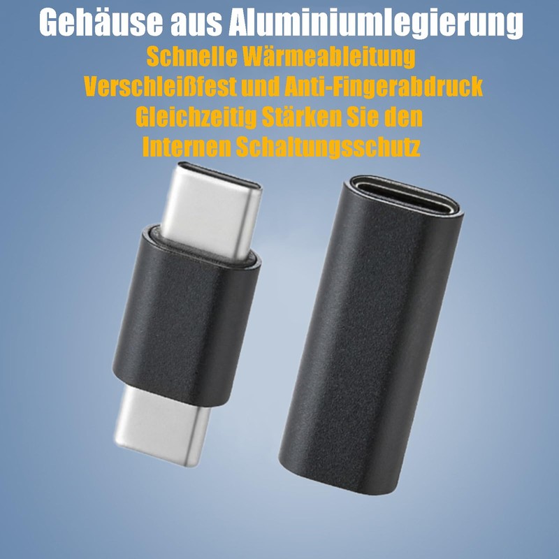 Leloco Pack of 4 USB C 3.1 Adapter USB C