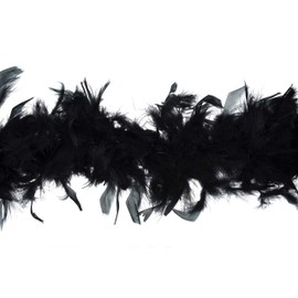 Trimits Trimits TD0076 Marabou-Federboa, Schwarz, 1.8 metre x 12 cm