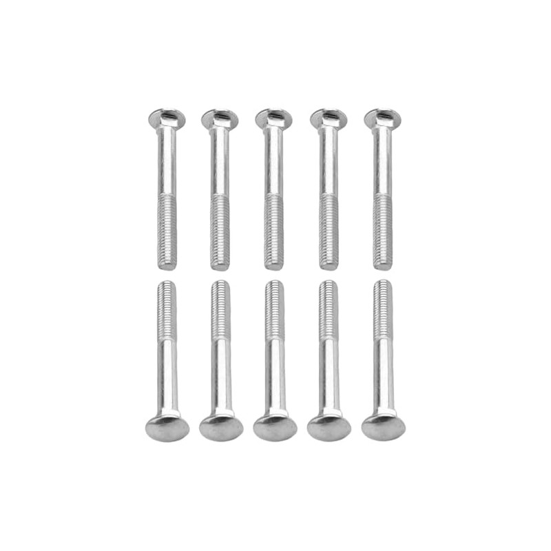 cyclingcolors 10x Schlossschrauben Flachrundschrauben mit Vierkantansatz DIN 603 Edelstahl A2