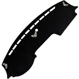 VADA Dashboard Mat Cover fit for Dodge Ram 1500 2500 3500 2019 2020 2021 2022 2023 2024 2025.Protector Anti-Glare, Flame Retardant ，Reinforced with Hand-Sewn Lockstitch ，Non-Slip Textured Backing