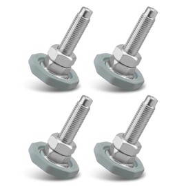 Washing Machine Leveling Legs Fit for LG Front Load Washers Galvanized Rust Resistant Noise Reduction Silent Adjustable 2in Base Replace AFC72755401 4 Pcs