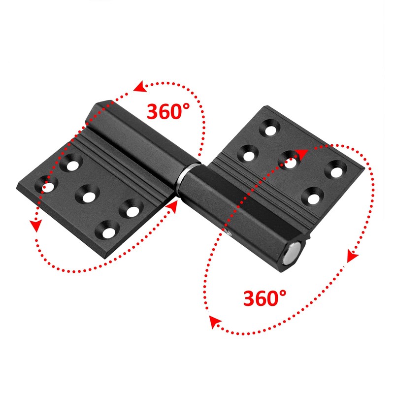 eoere 8 Pack Black Lift Off Hinge, Flag Detachable Door