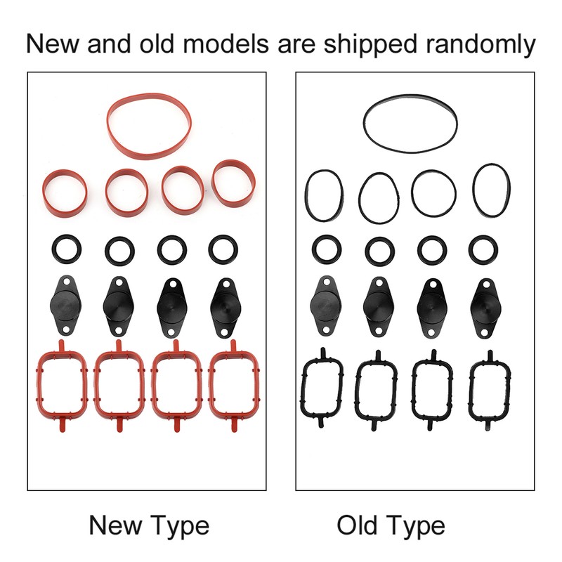 4x22mm Engine Swirl Flaps Delete Blanking Plug with Rubber Gaskets