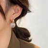 HUGE TOMATO Big Pearl Drop Earrings for Women, Statement Extra