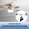 OHLECTRIC Saf-T-Brace For Ceiling Fans - Features 3 Teeth, Twist