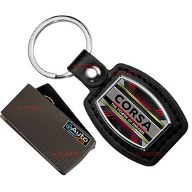 Cargifts CAR KEYRING METAL PU LEATHER FOR CORSA