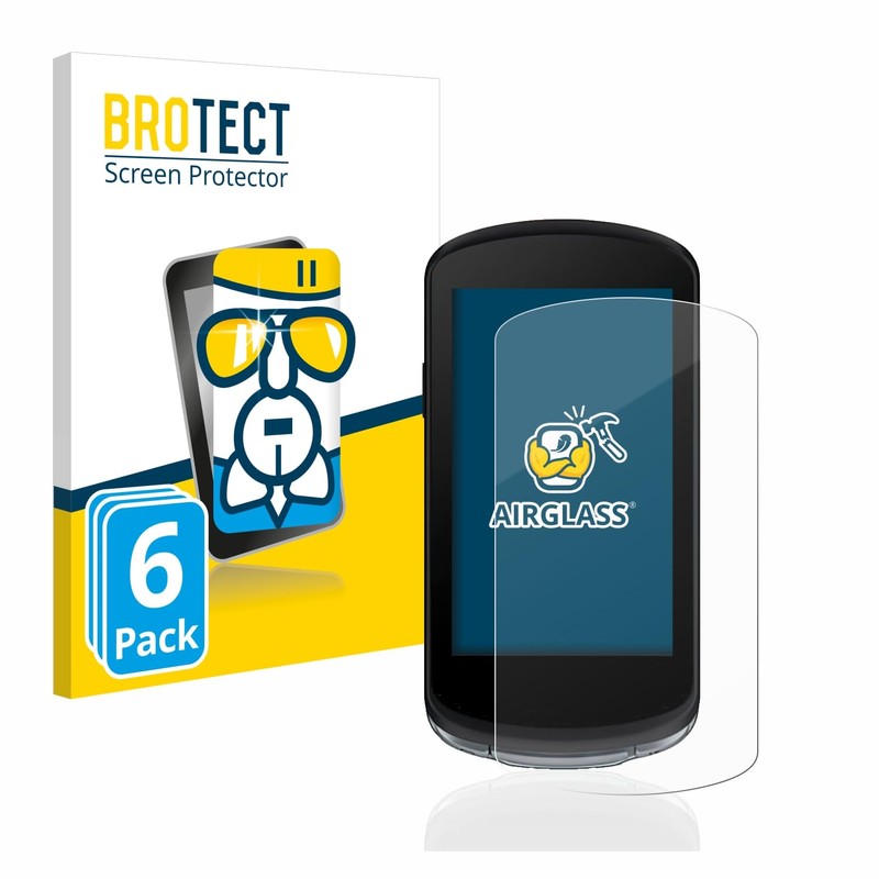 BROTECT Protective Glass for Garmin Edge 1040 (Pack of 6)