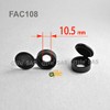 Ajile - pack of 20 - Hinged snap screw cover