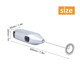 Elektrische Handmilchaufschäumer Antihaft-batteriebetriebener Schneebesen Egg Breaker Foam Maker für Kaffeemilch-Eier