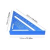 7'' Aluminum Speed Squar-e, 180mm Woodworking Speed Squar-e Metric Thickened