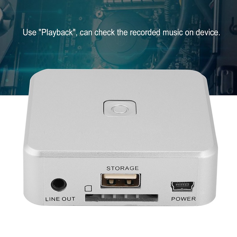 USB Audio Capture Card Music Digitizer HD Music Player Recorder