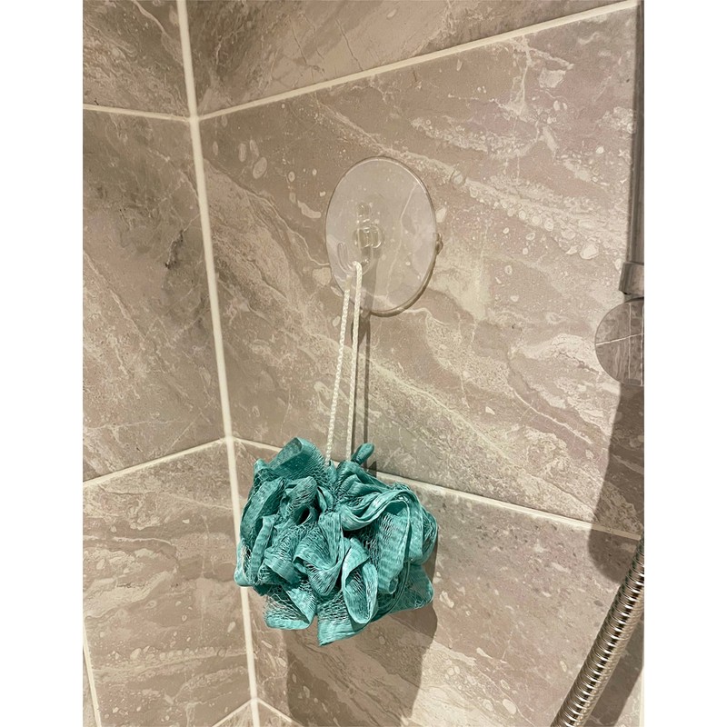 Toyland® Pack of 3-9cm (3.5") Giant Clear Suction Hooks -