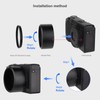 Haoge LAR-GR3X Lens Filter Adapter Ring for RICOH GR3X/GRIIIX Digital
