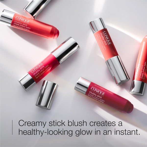 Clinique Chubby Cream Blush Stick Cheek Colour Balm, Amp'd Up