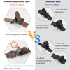 JUKMO Tactical Belt, 2 Pack Military Hiking 3.8 cm Work