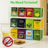 Acrylic Tea Bag Organizer for 216 Tea Packets, No Assembly