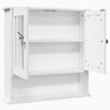 Panana Wall Mounted Bathroom Cabinet Wall Cabinet with 2 Mirrored