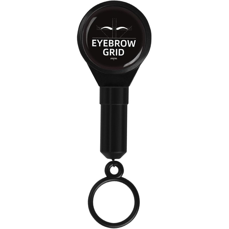 Regla de marca de cadena de posicionamiento de cejas semipermanente,