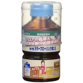 Washin Paint Water-Based Color Flooring Varnish For Repairing and Repainting Faded Floor Materials Light Brown 100ml