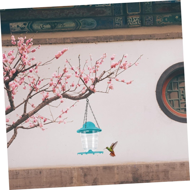 Sosoport Automatic Hummingbird Feeder Wild Bird Feeder Easy Refill Hanging