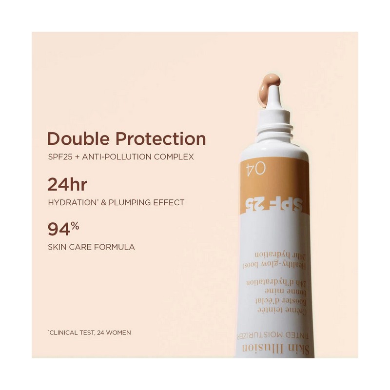 CLARINS Skin Illusion Tinted Moisturizer SPF25 40mL, 7