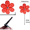 timecity 10.6 inch Wind Spinners Flower Spinners Colorful Wind Spinners