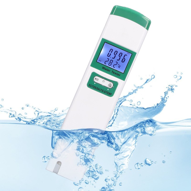 Water Quality Tester 5 in 1 EC TDS Salt SG