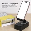 360 Degree Rotatable Cell Phone Stand with Speaker, Cordless Charging