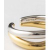 ete 810235 Bi-Color Double Ring Cuff