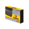 TOPEX 9 Sizes (3-12mm) Alloy Steel Hole Cutter Set with