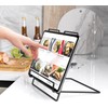 NOAEOU Cookbook Stand Holder for Kitchen Counter, Recipe Book Stand
